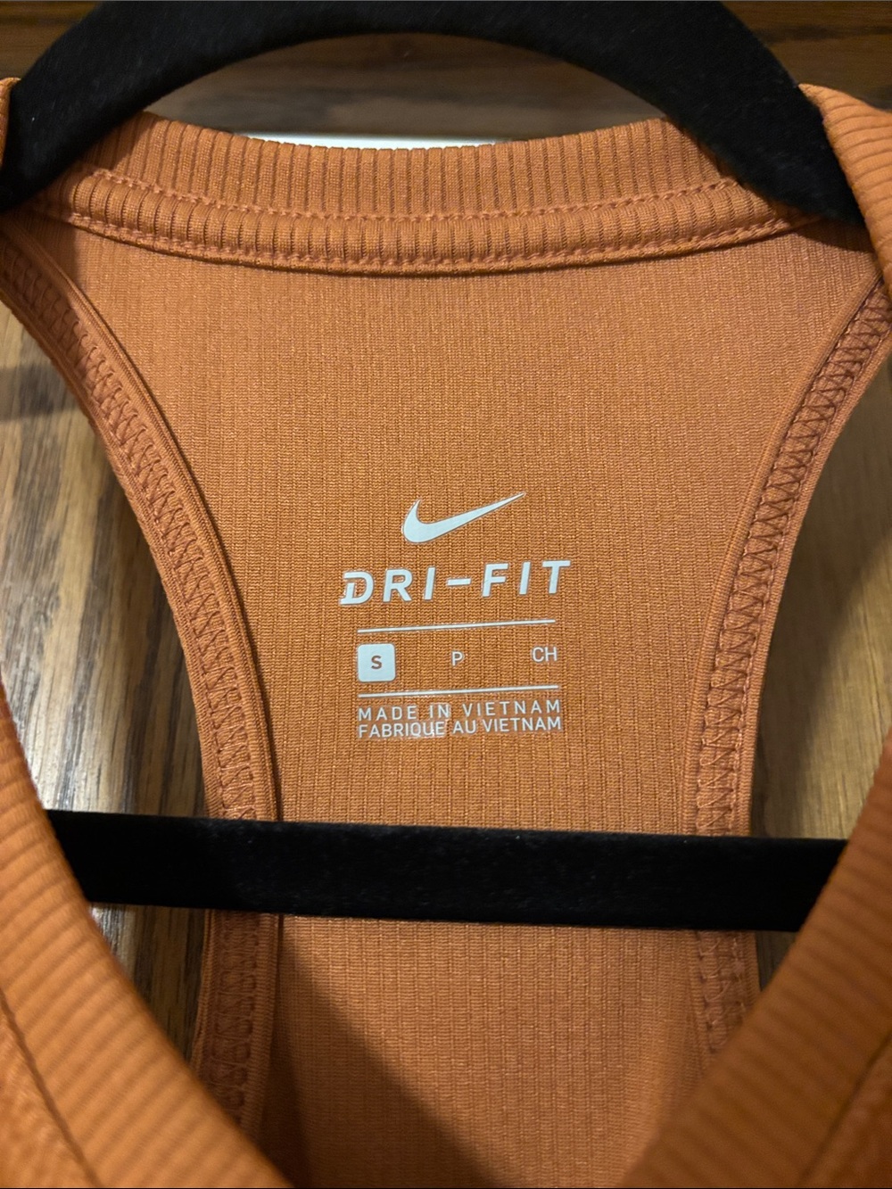 Nike Orange Ribbed Racerback Mini Dress - Picture 2 of 3